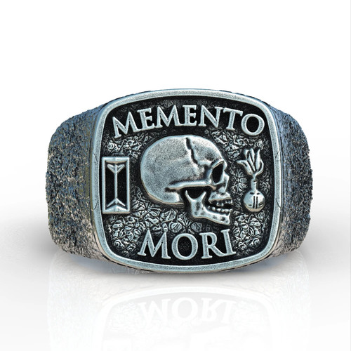 Memento mori siegelring - memento,