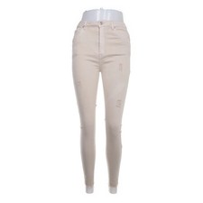 Vs. Miss, Jeans, Größe: 38, Beige, Baumwolle/Elasthan/Polyester, Einfarbig -YAr