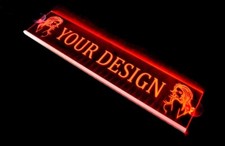 12V Rot LED Cabin Innenleuchte Platte für DAF Lkw Neon Lasergravur Schild