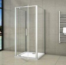 U-Form Drehtür Duschkabine Duschabtrennung Dusche zwei Seitenwände Duschtasse