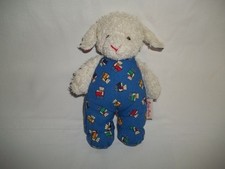 ♥ KUSCHELTIER ♥ KÄTHE KRUSE ♥ LAMM ♥ BLAU BÄRCHEN MOTIV ♥ STOFFTIER ♥ SCHAF ♥