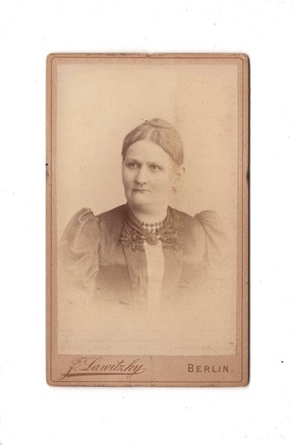 Cdv foto damenportrait - cdv,