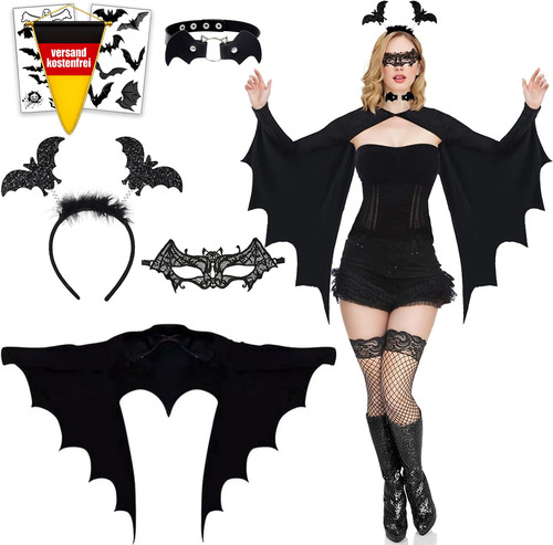 Fledermaus kostüm damen - kostüm, set