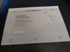 Eurobike  1 Aktie über 5 DM Düsseldorf 1996