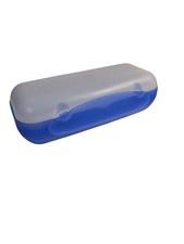 Tupperware Columbus Kolumbus Eierbehälter 10 Eier Lunchbox blau