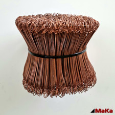 100/250/500/1000 Stück Drilldraht verkupfert Betonbindedraht  100/ 120 x 1,0 mm