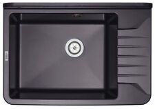 Ausgussbecken grafit grau Waschbecken Kunststoffbecken 505x341x252 mm, B-Ware