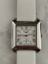Elysee Damen Uhr Armband Uhr Leder weiß Datum Kleine Uhr