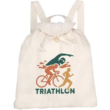 Canvas Rucksack / Backpack "Triathlon Design" (RK00041907)