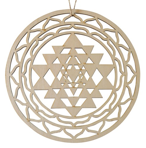 Mobile ornament shri - "shri, yantra"