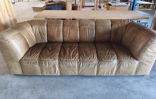Lem ledersofa sitzer - ledersofa, braun