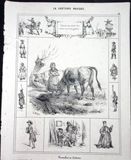 Lithographie Die Magische