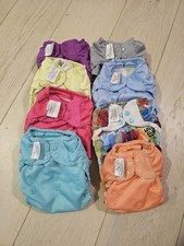 8x bumGenius Elemental Stoffwindeln Set – AIO, Mehrwegwindeln, gebraucht