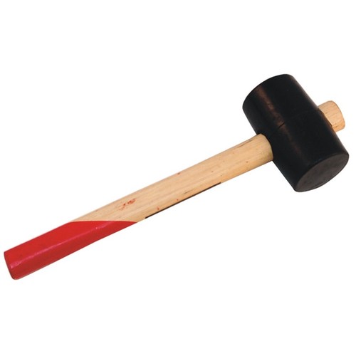 Gummihammer 45mm mit holzgriff - gummihammer,