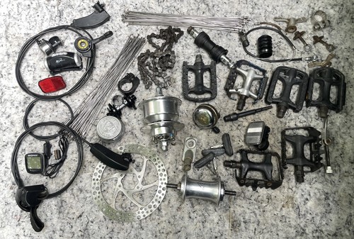 Fahrradteile mix komponenten - fahrradteile,