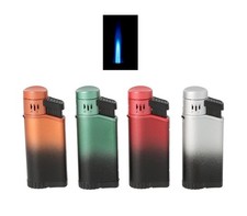 5 x Metall Sturm Feuerzeug Kappe Flamme TURBO Jet Wind bunt nachfüllbar