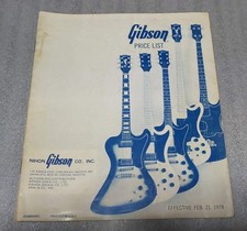 gibson guitar made in 1978