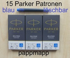 15 Parker Quink Tintenpatronen