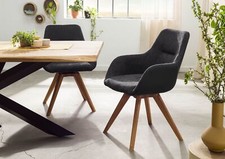 Polsterstuhl schwarz