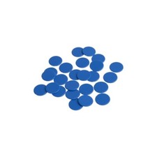 Spielchips - 16 mm - blau -