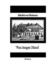 Von langer Hand: Ein Roman