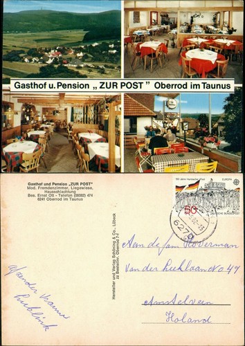 Ansichtskarte oberrod gasthof - oberrod,