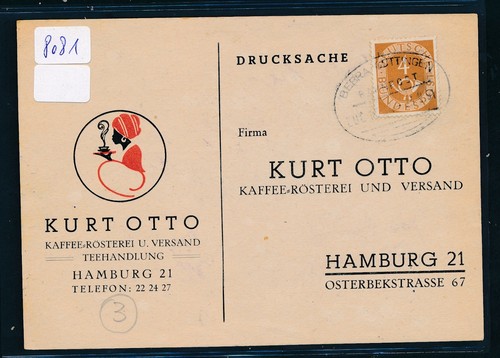 8081 bahnpost ovalstempel - 8081),