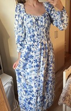 Maxikleid Blumen von H&M neu