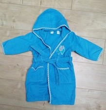 Bademantel Topolino Blau Gr 92 Elefant