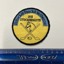 Aufnäher Eishockey Fanclub Weißwasser Die Stockhengste