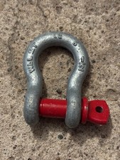 Hochfester Schäkel 1/2 Zoll G209 2,0t Tonnen WLL feuerverzinkt Schraubbolzen SF6