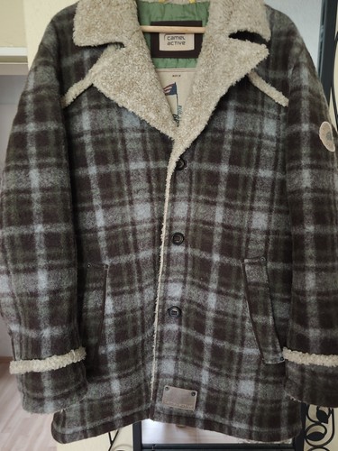 Karierte vintage look jacke - look,