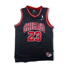 Nike Chicago Bulls Trikot L Schwarz Vintage Jordan 23 Made In Korea Jersey