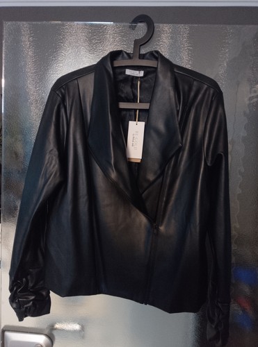 Bikerjacke aus lederimitat von - bikerjacke,