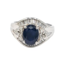 Cocktailring Platin Diamant