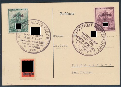 Sudetenland maffersdorf 1938 - sudetenland,