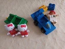 LEGO Duplo,  2 ältere Sets, Rennauto mit Pilot  und Hello Kitty, sehr selten .