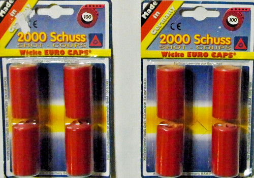 Wicke euro caps 2x100 schuss - euro,