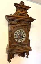 Seltene Gründerzeit Wanduhr