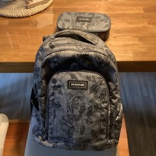 Dakine Schulrucksack 26 L plus Xl Case •Mädchen •Grau •Blumen• Schule