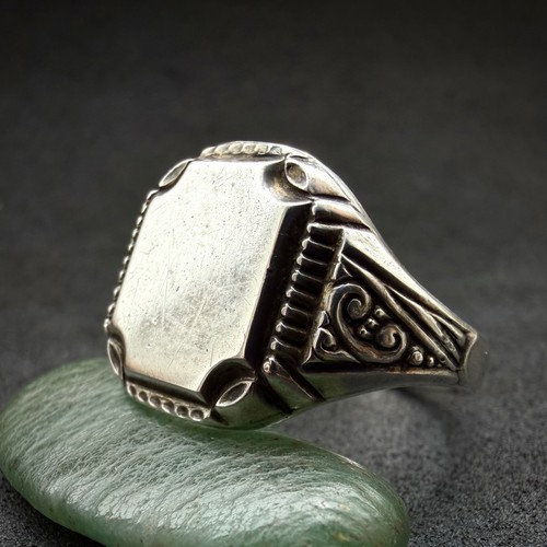 Jugendstil monogramm ring - jugendstil,