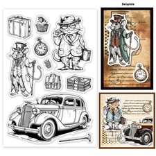 Stempel Set Clear Stamp Katze