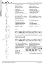 Schüco Schenkhaken-Schloss  DIN LS na Nr. 241455 selbstverriegelnd, 34/92/10 WK3