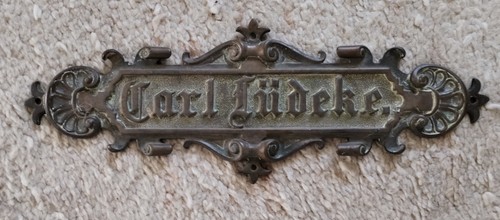 Türschild namensschild antik - türschild,