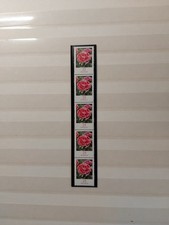 Bund postfrisch Blumen 5er Streifen "Gartennelke" Mi. 2694 naßklebend Nr. 50