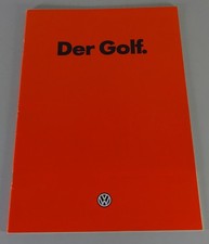 Prospekt / Broschüre VW Golf