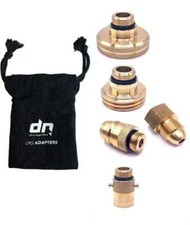 Gpl LPG Füllung Reise Adapter Set Mit 5 für Alle Europa Gas Flasche Pol + Hülle