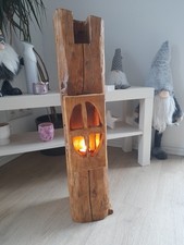Dekobalken Holzbalken Fachwerkbalken Stele Windlicht