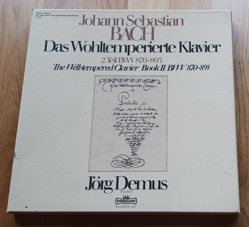 Bach das wohltemperierte - bach, "das