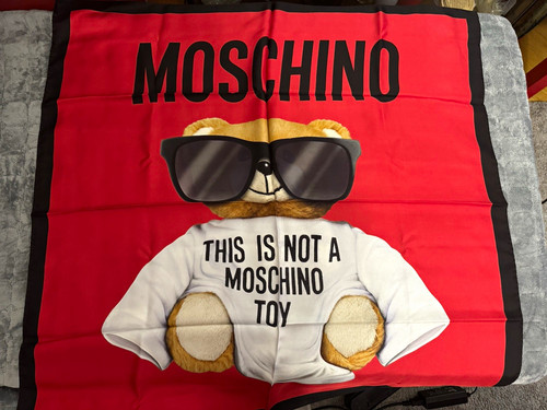 Moschino seidentuch twill - moschino,